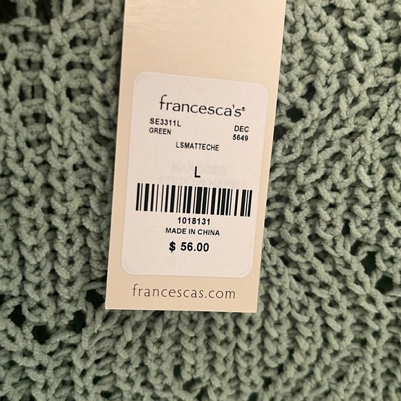 Miami by Francesca’s cropped bell sleeve sweater - Picture 5 of 5